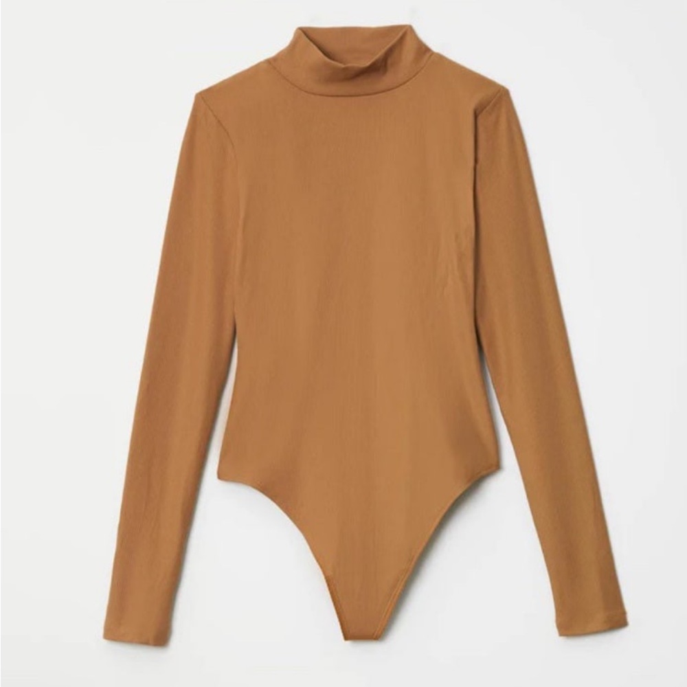 FAWN Vivien Mock Neck Bodysuit- Thong